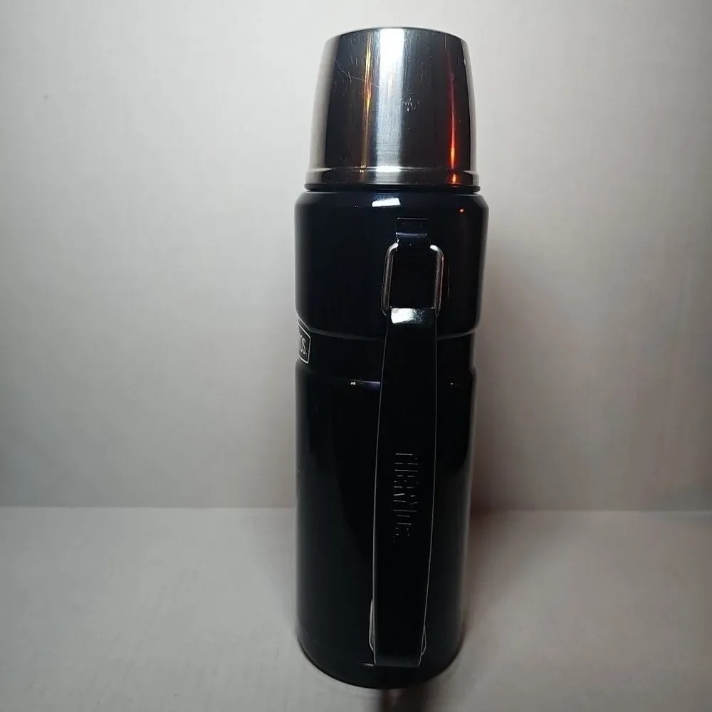 Thermos Stainless Steel King Handle Insulated Bottle Blue SK2010